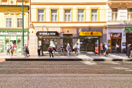 Commercial space in Spálená street
