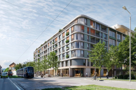Commercial space in the BLOCK Karlín residence (1)